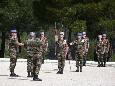 Dissolution du groupe d'escadrons 1er cuirassiers - Carpiagne 16 avril 2009