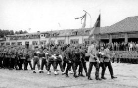 Jumelage avec le Panzer Bataillon 144 - Flaggenparade, Coblence 23 août 1969