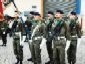 1994: La garde à l'étendard du 1er Cuirassiers aux ordres du LTN BACK (Photo Prunier)