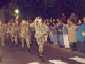 Défilé d'adieu du régiment à St Wendel le 30 avril 1999
