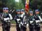 L'étendard du 1er Régiment de Cuirassiers et sa garde (juillet 1999)
